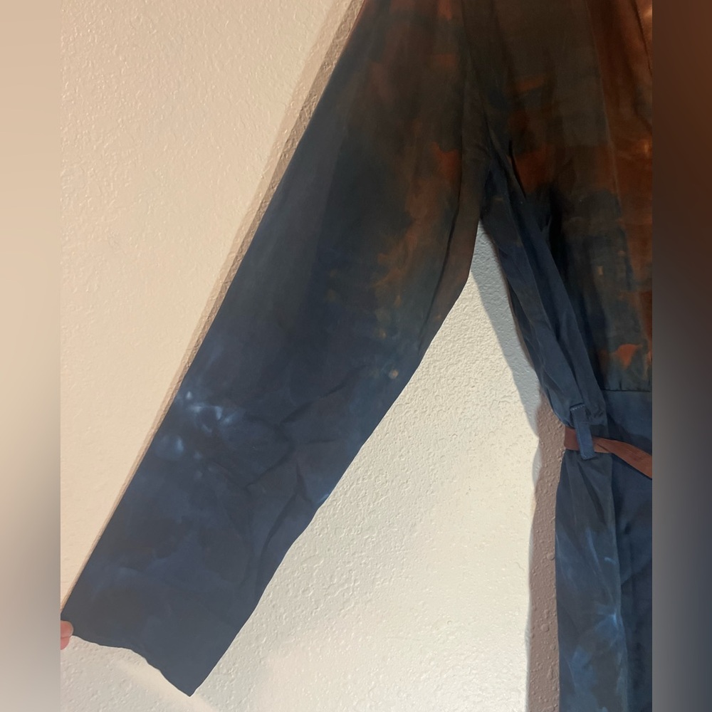 Anthropologie- Cloth & Stone Perla Long Sleeve Tie Dye Maxi Dress - Picture 10 of 15